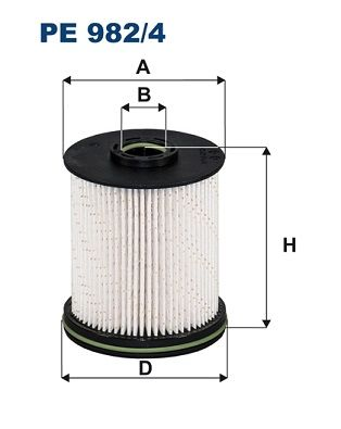FILTRON PE982-4 | Yakıt Fıltresı (Opel: Astra K 1.6 Cdtı 15-)