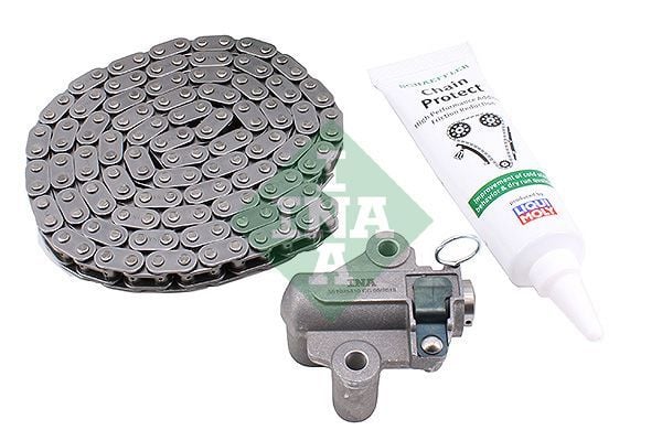 INA 558006210 | Eksantrik Zincir Seti A.Ceker Zincir + Gergi + Yaglayıcı Ford Transit V347 2.4 TDCI 06-V363 155Ps 14 -