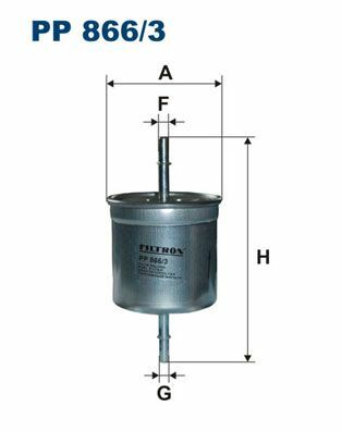 FILTRON PP866-3 | Benzin Filtresi 03-S60-S80 2.0-2.4