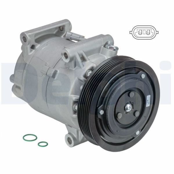DELPHI TSP0155831 | Klima Kompresörü 07-09 Megane.2 1.6 16V 6 Kanallı
