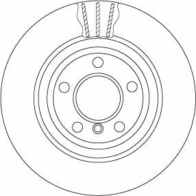 TRW DF6617S | Disk Arka (Ad) 10-Bw.5-Seri F10-F11 (Kutu Fıyat Tek) | 2 Adet