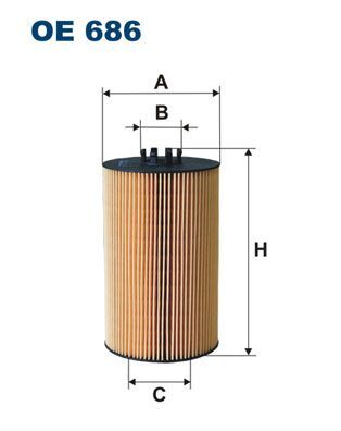 FILTRON OE686 | Yağ Filtresi