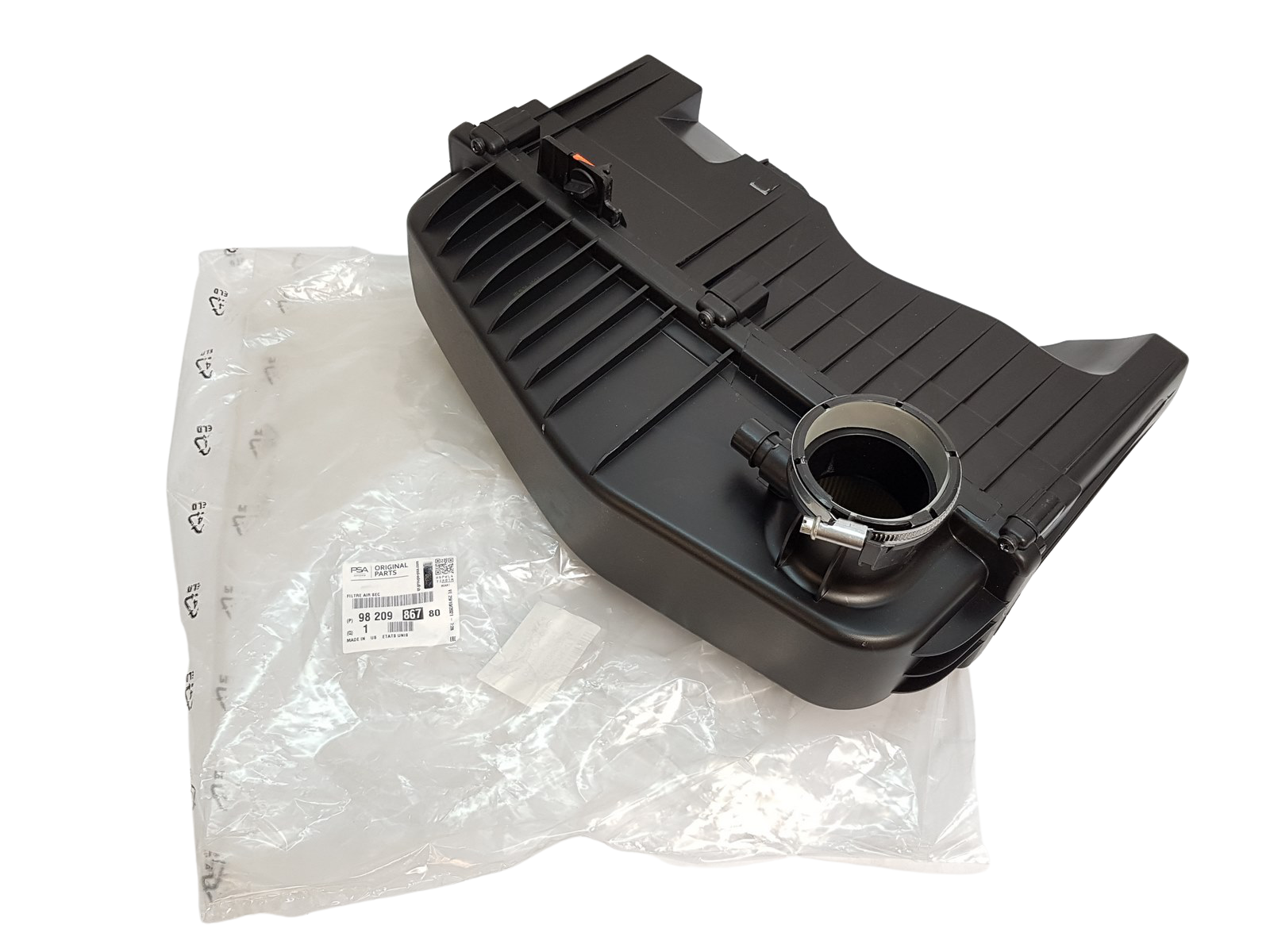 PSA 9820986780 | Citroen C3 2002-2009 1.6 Benzinli 16 Valf Hava Filitre Kutusu Orijinal