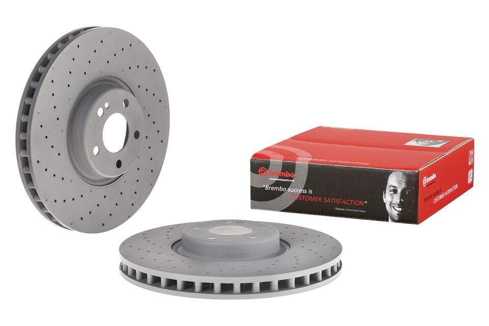 BREMBO 09.D524.13 | Fren Diski (Mercedes W205 / 213 / 253 On 4 Matic)