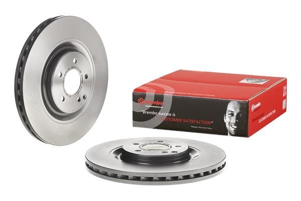 BREMBO 09.A731.21 | Fren Diski Ön UV Coated Mercedes C350 | 2 Adet