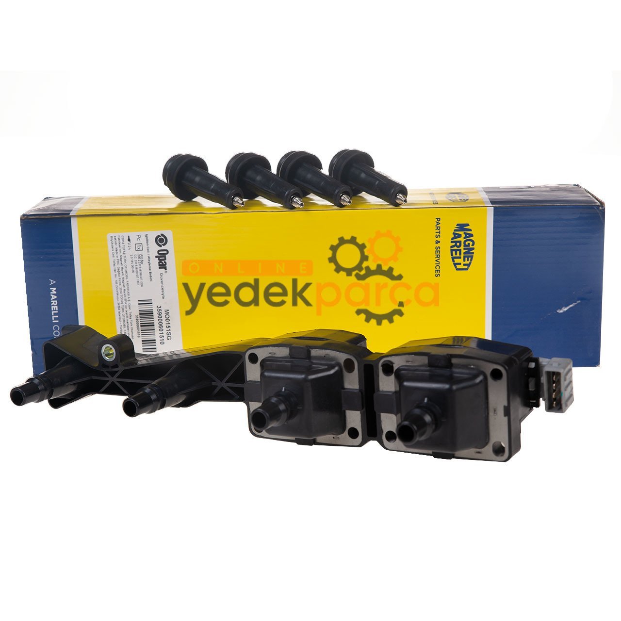 MAGNETI MARELLI 359000601510 | Peugeot 307 1.6 16 Valf 110 HP Benzinli Ateşleme Bobini