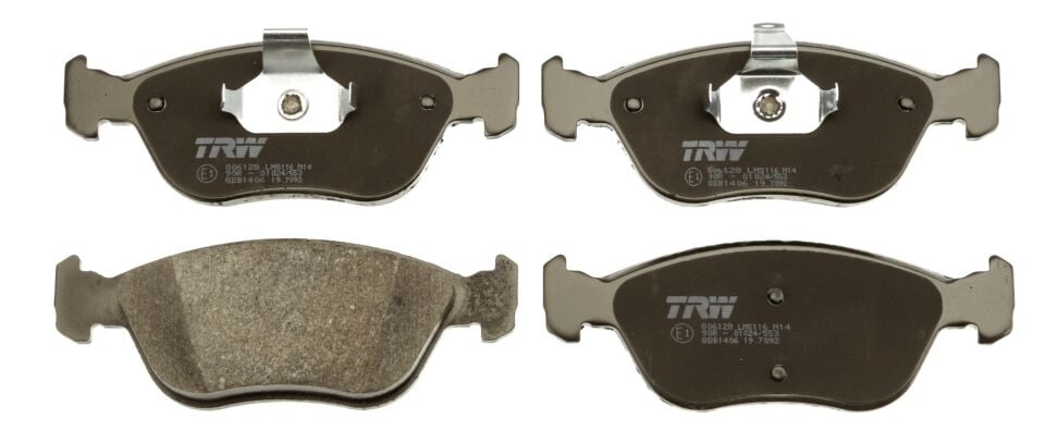TRW GDB1406 | Fren Balatası Ön (155mm) S70 C70 V70 00-(Tamir Takım Kit)