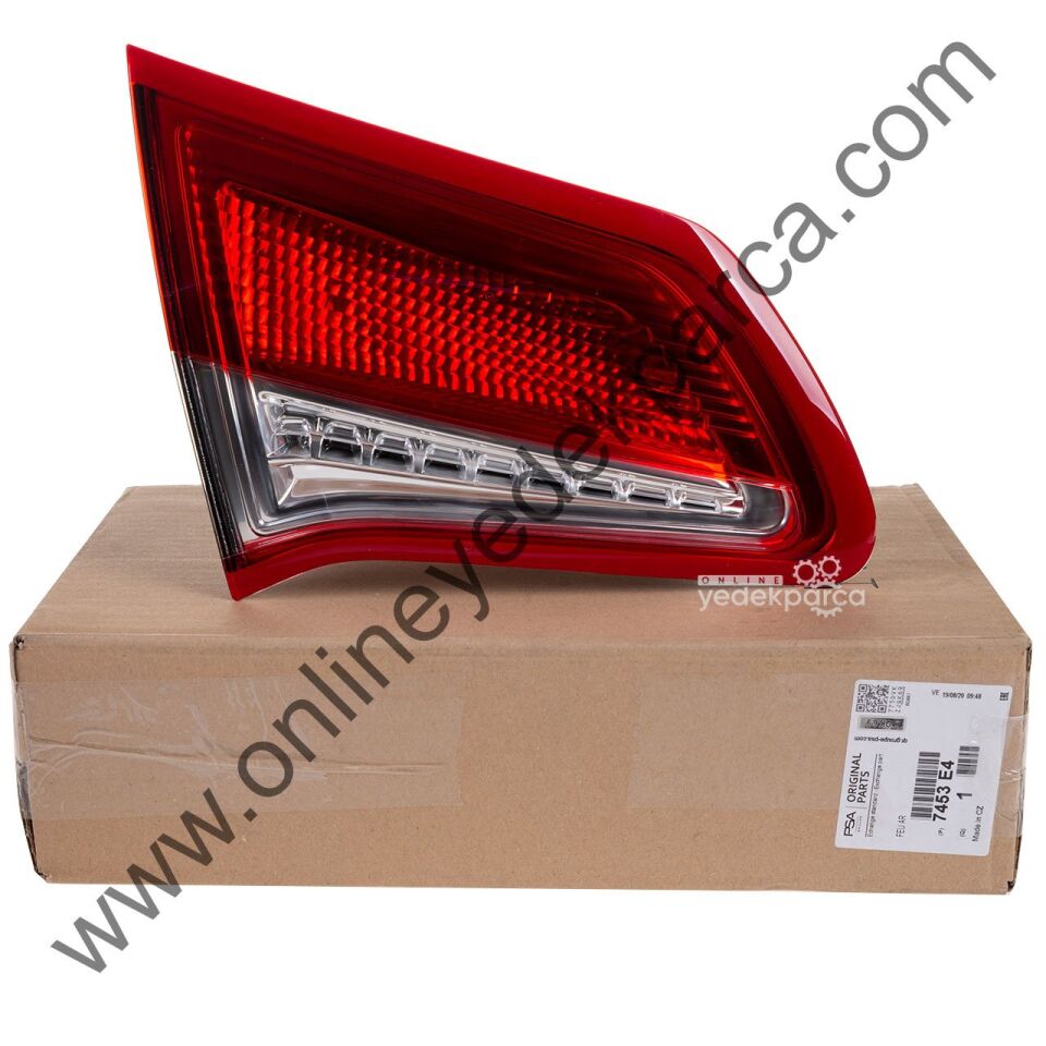 PSA 7453.E4 | Citroen C4 2011-2017 Sol Arka İç Stop Lambası Orijinal