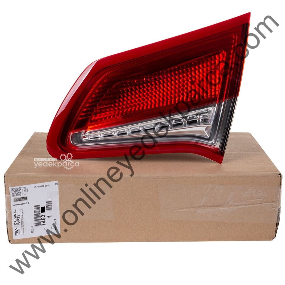 PSA 7453.E5 | Citroen C4 2011-2017 Sağ Arka İç Stop Lambası Orijinal