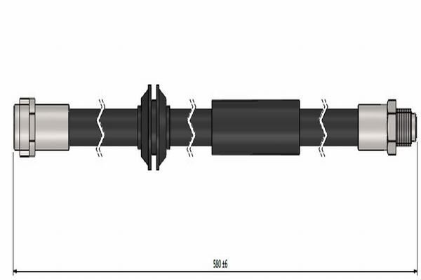 CAVO C900.686.A | Fren Hortumu On 06-R-Seri (W251)