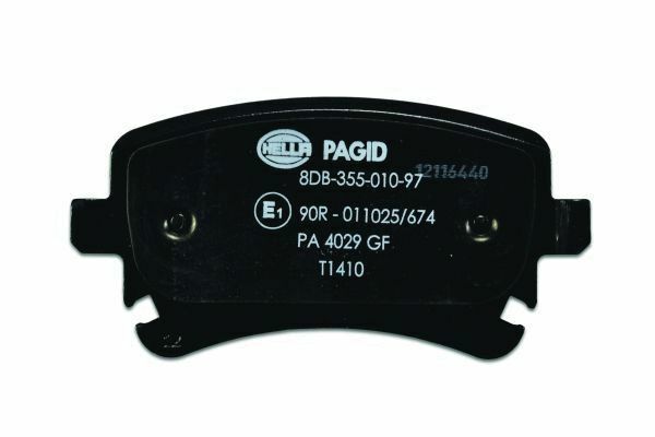 HELLA PAGİD 8DB355010-971 | Fren Balatası Audi, VW A4 (8E2, B6) , A4 (8Ec, B7) , A4 Avant (8E5, B6) , A4 Avant (8Ed, B7) , A4 Conver
