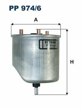FILTRON PP974-6 | Mazot Filtresi 10-207-208-301-308-508-5008-C3-C4-C5-Prt-Brl 1.6Hdi