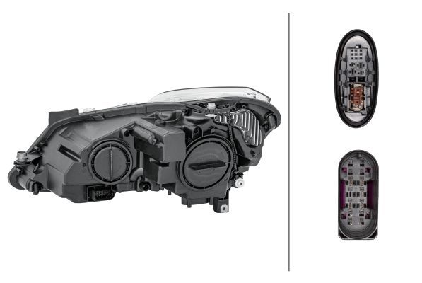 HELLA 1ZT011733-061 | Far,Mercedes E Class (C207-A207) ,Bi-Xenon-Led-Halojen,Sağ
