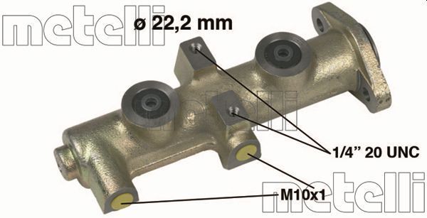 METELLI 05-0132 | Ana Merkez 3 Delik (Ford Transit 2.5 Dizel Trıton 91 / 93)