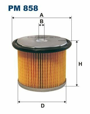FILTRON PM858 | Mazot Filtresi <98 Partner 1.9D Xud9