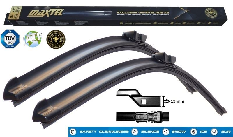 MAXTEL 12107303 | Opel Astra J Ön Silecek Takımı 700-600 mm Muz Tipi