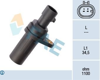 FAE 79196 | Krank Devir Sensörü 96-Pal-Dbl-Pnt-Pnd 06-G.Punto 1.4 2Fıslı Siyah