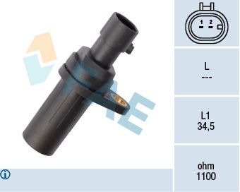 FAE 79196 | Krank Devir Sensörü 96-Pal-Dbl-Pnt-Pnd 06-G.Punto 1.4 2Fıslı Siyah