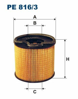 FILTRON PE816-3 | Mazot Filtresi <03 Partner-Brl-307-406-C5 2.0Hdi