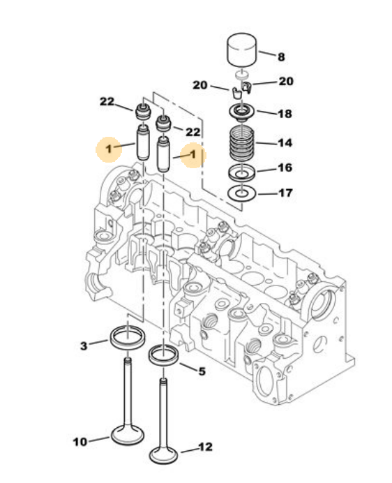 SUPSAN GT05017 | Gayd (8V) Peugeot Partner Boxer19 Xud7 Dw8 Xud9