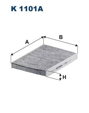 FILTRON K1101A | Polen Filtresi Karbonlu
