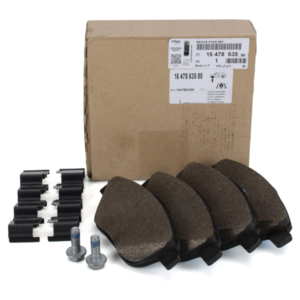 PSA 1647863580 | Citroen C4 Cactus Ön Fren Balata Takımı Orijinal