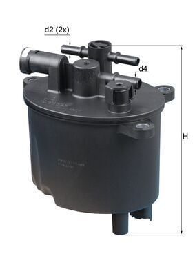 MAHLE KL581 | Yakıt Filtresi (Peugeot P407-P508-P607-P807-P4007-/ Ford Galaxy-Mondeo IV-Smax 2.2 HDI-TDCI)