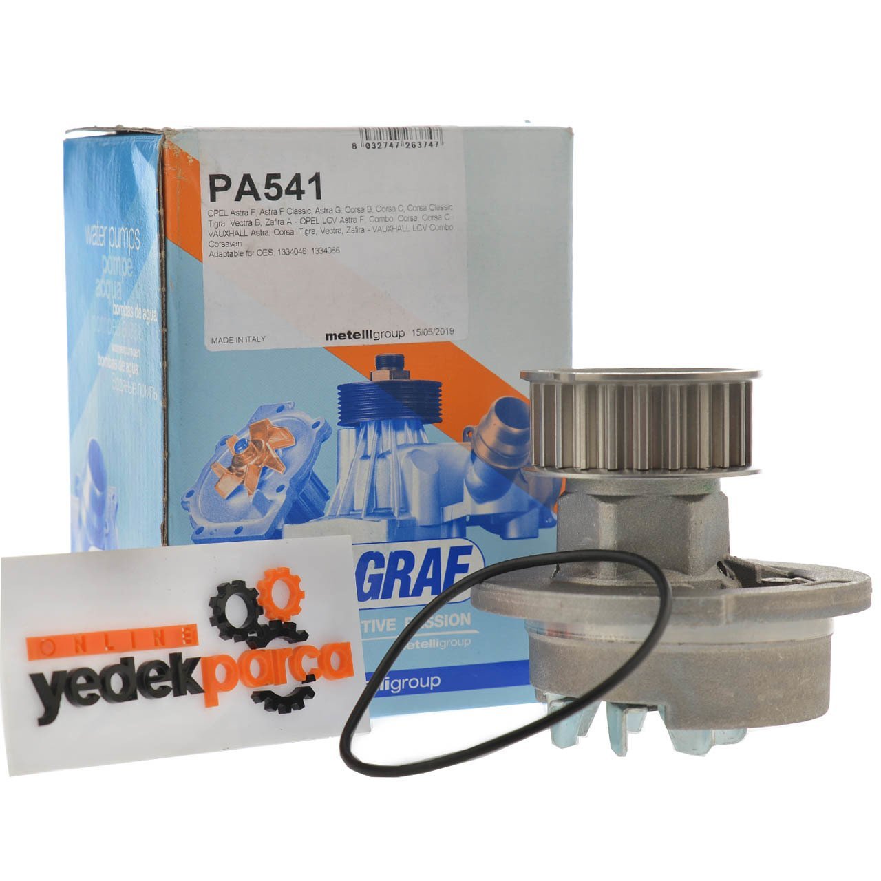 GRAF PA541A | Opel Vectra B 1.6 16 Valf (X16XEL) Devirdaim Su Pompası PA541