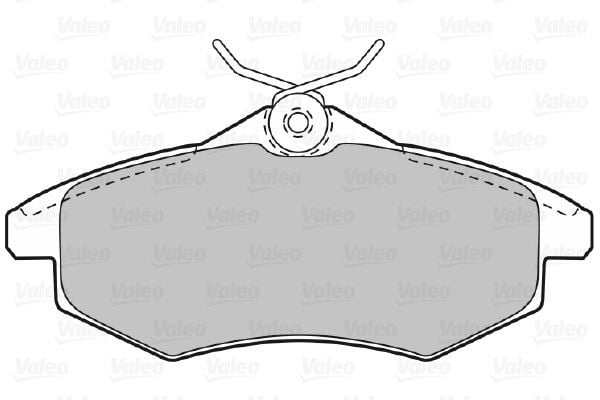 VALEO 670500 | Fren Balata Ön 02-C2-C3 1.4Hdi