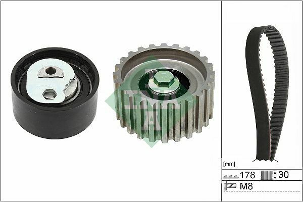INA 530023210 | Triger Gergi Seti F1a 2.3 E4 / E5 / E6 (Fiat Ducato 2.3 16V 02-/ / Iveco Daily / Karsan Jest J10)