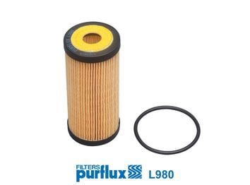 PURFLUX L980 | Yağ Filtresi 13-Golf.VII-Psst-Tgu-Tou-Oct-Superb-Leo-A3-A4-A5-A6 1.8-2.0Tsi-Tfsi