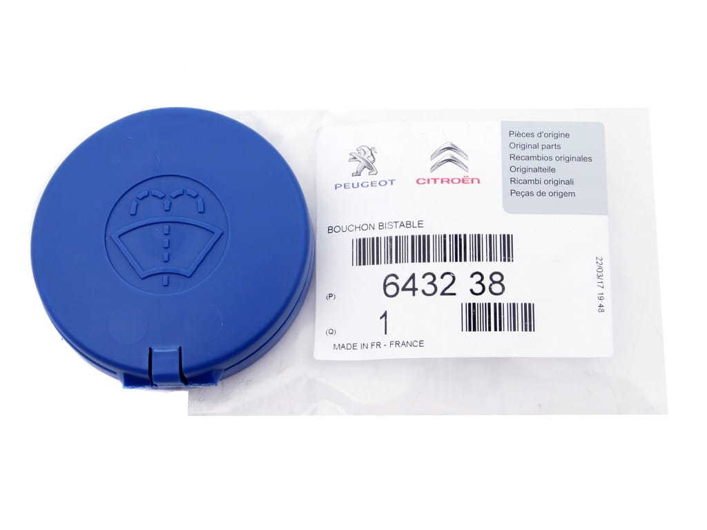 PSA 6432.38 | Citroen C4 2011-2017 Silecek Su Depo Kapağı Orijinal