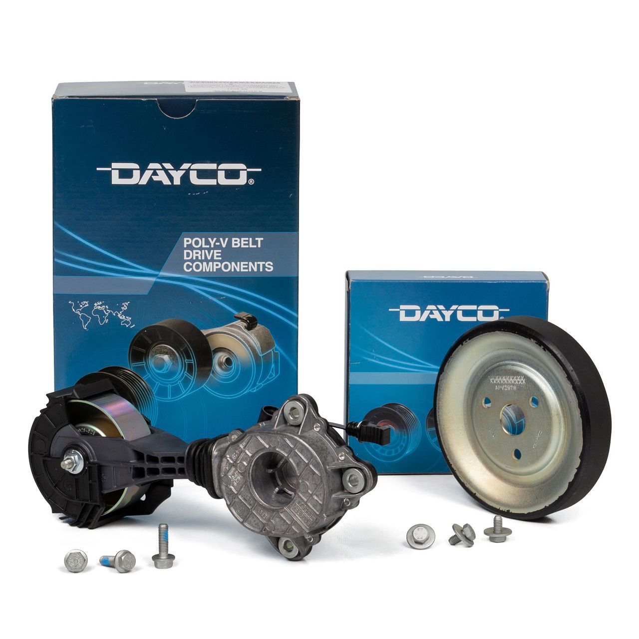 Citroen C4 Picasso 2007-2012 1.6 Elektrikli V Kayış Gergi Kütüğü ve Devirdaim Kasnağı Dayco Marka