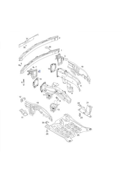 METTE DNK-1407036 | Opel Vectra C Sağ Ön Şase Darbe Emici Yansanayi