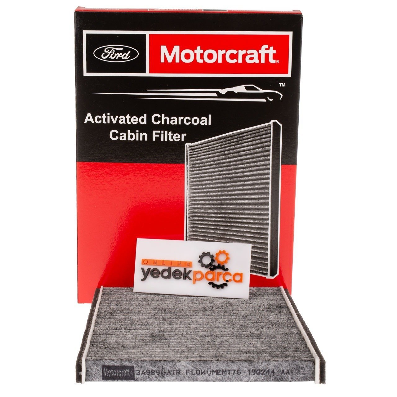 FORD OTOSAN MEMT7619G244AA | Courier 2012-2021 Karbonlu Polen Filtresi Orijinal Motorcraft Marka