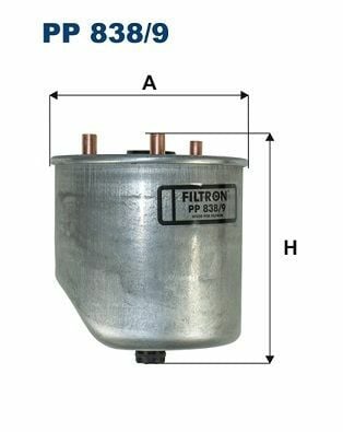 FILTRON PP838-9 | Mazot Filtresi 09-Fiesta-Focus-Connect 1.4 TDCI-1.5Tdci-1.6Tdci