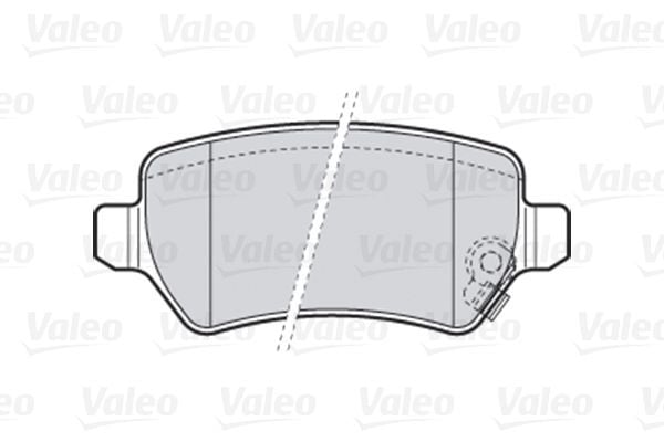 VALEO 670584 | Fren Balata Arka 02-05 Astra.G-H-Mrv-Zfr-Combo.C