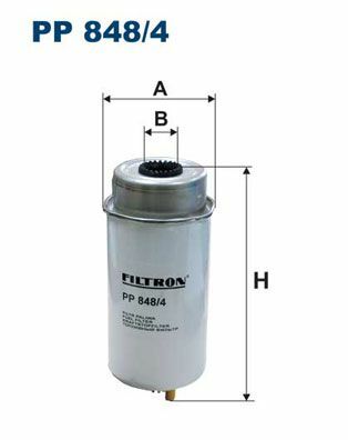 FILTRON PP848-4 | Mazot Filtresi 04-Transit 2.0-2.4Tdci