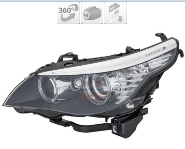 HELLA 1EL164907-001 | Bmw E60 LCI Kasa Bi-Xenon Sol Far Komple