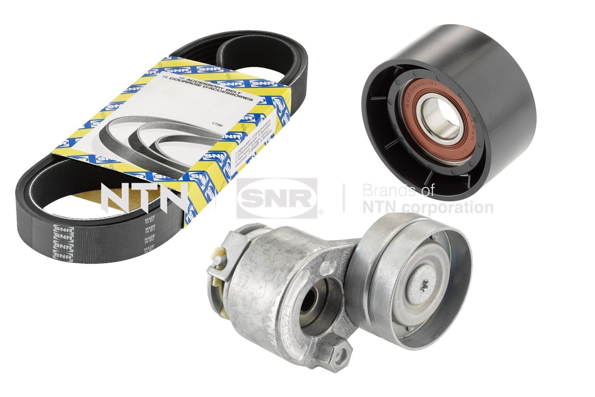 SNR KA85543 | Alternatör Gergi Kiti (Ca7pk1792 / Ga355.00 / Ga355.06) F9q F4r K4m 1.6 16V Duster O