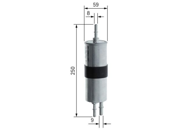 BOSCH F026403754 | Benzin Filtresi 05-1-Seri (E81-E87-F20-F21) 3-Seri (F30-F80) 5-Seri (F10-F11) X1 (E84)