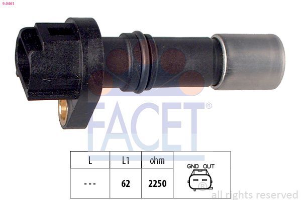 FACET 90461 | Krank Mil Sensörü Citroen C1 Toyota Yaris 05