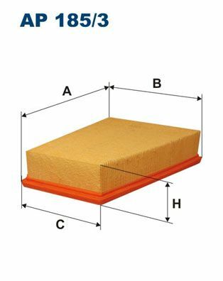 FILTRON AP185-3 | Hava Filtresi 03-Megane.Iı