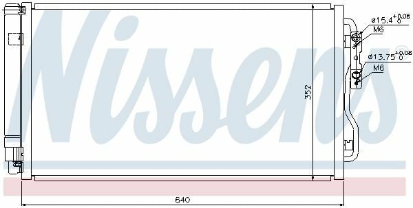 NISSENS 940236 | Klima Radyatörü F-20 / 21 / 22 / 30 / 31 / 32 / 34