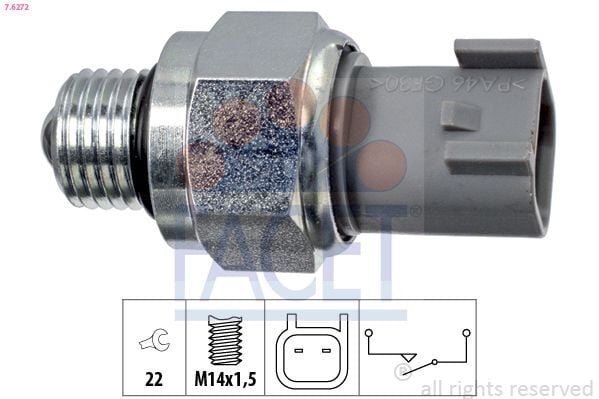 FACET 76272 | Geri Vites Müşürü Ford Focus Kuga C30 V40 S40