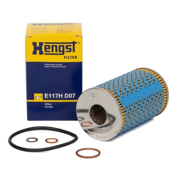 HENGST E117HD07 | Mercedes W115 Kasa Benzinli Motor Yağ Filtresi (E117HD07)