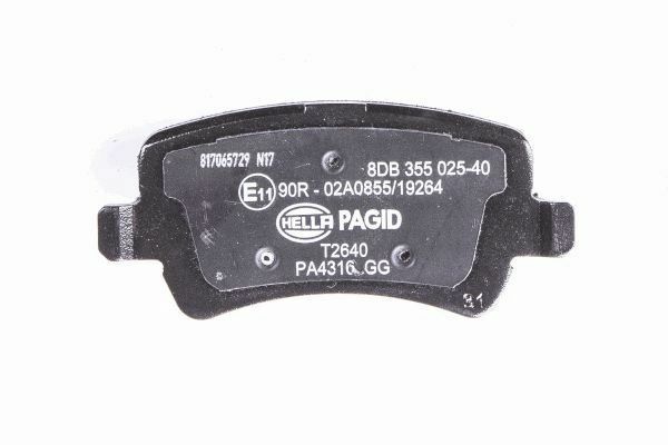 HELLA PAGİD 8DB355025-401 | Fren Balatası Arka Landrover Freelander
