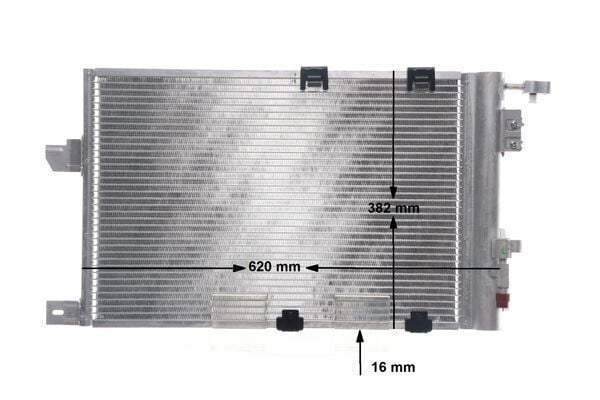 MAHLE AC339000S | Klima Radyatörü (Kondenser) <02 Astra.G 1.6 16V *Z16xe*