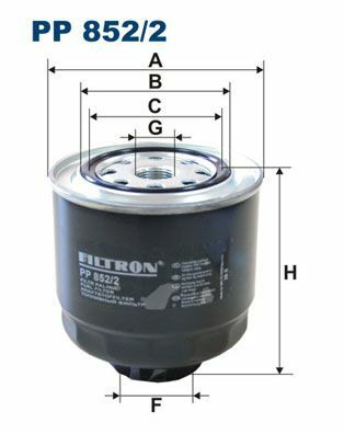 FILTRON PP852-2 | Mazot Filtresi 06-L200 2.5Dı-D