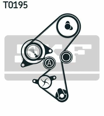 SKF VKMC03140 | Triger Tk + Devirdaim 206-207-307-Bpp-Nmo-Fıe-Ma.2 1.4Hdi 68Hp